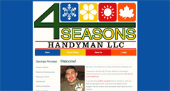 Desktop Screenshot of 4seasonshandyman.com